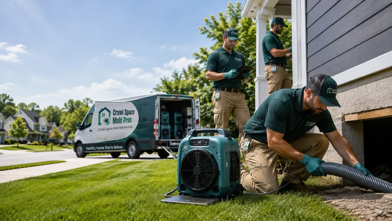 Crawl Space Mold Removal in Curtis, NE